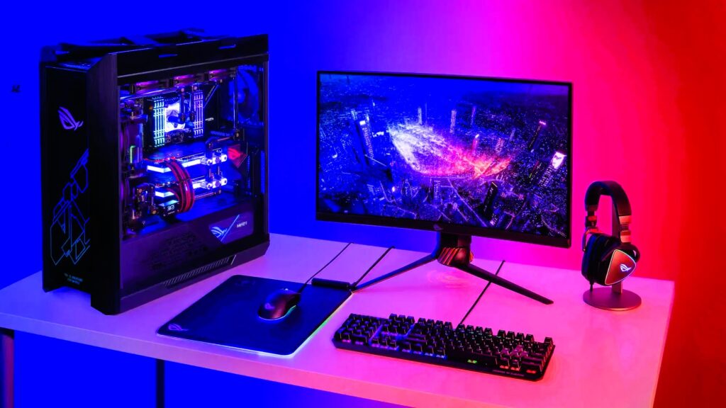 gaming setup